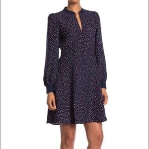 Kate spade lips crepe dress